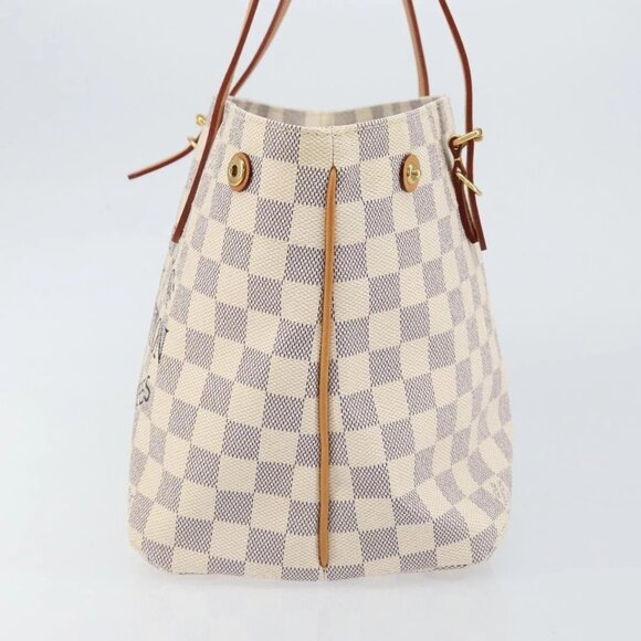 LOUIS VUITTON Damier Azur Cabas PM Tote Bag N41376 LV Auth 148525V - Picture 6 of 16